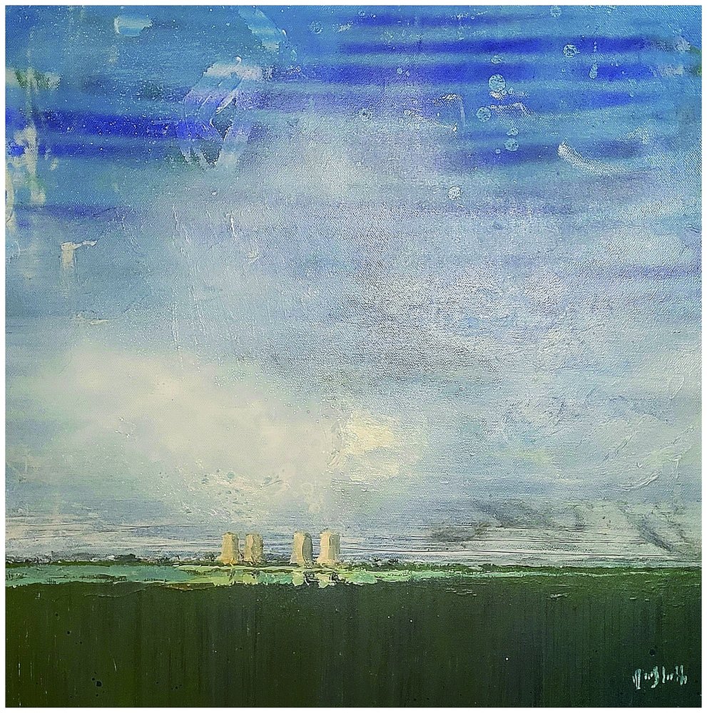 Serene Landscape Structures by Wayne Sleeth