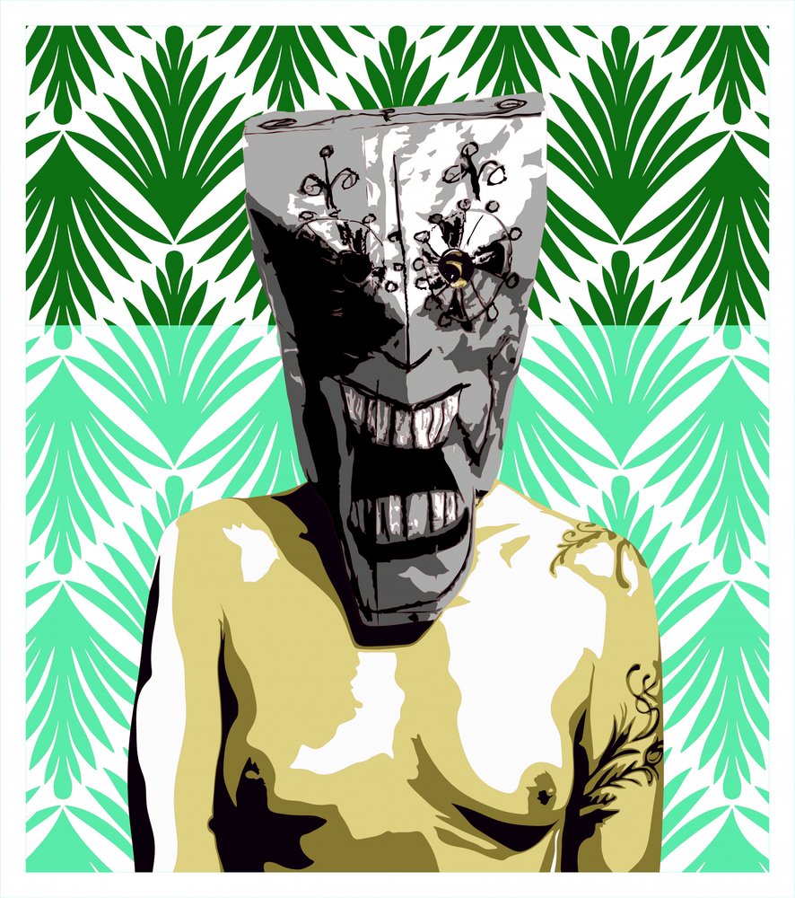 Angry Mask Screaming by andrea de ranieri