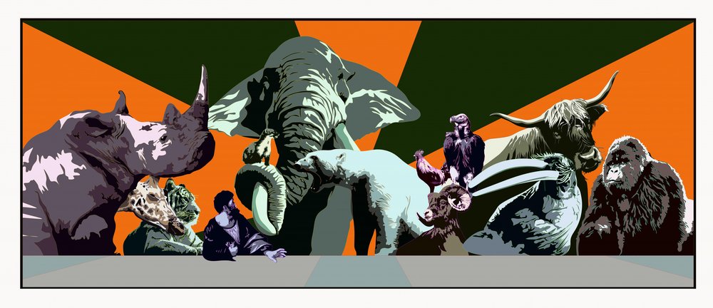 Diverse Animal Gathering by andrea de ranieri
