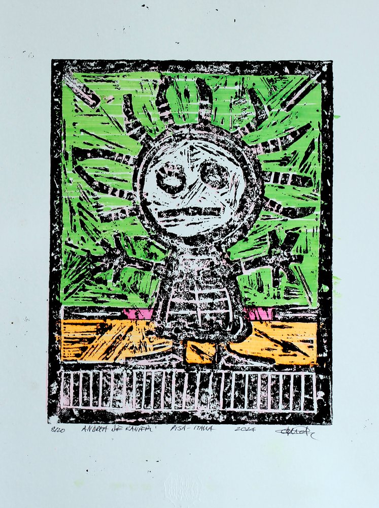 Vibrant Primitive Character by andrea de ranieri
