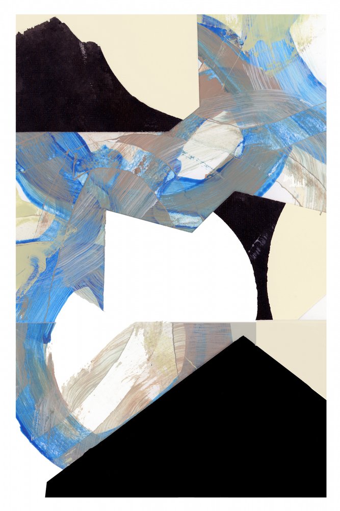Abstract Blue Geometry by cartissi