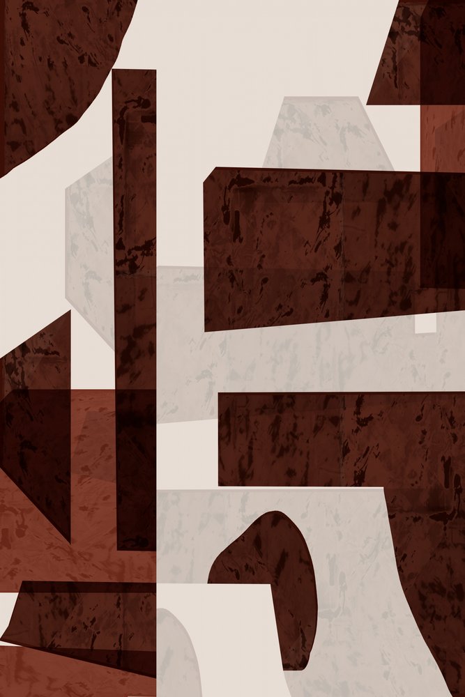 Abstract Earthy Shapes by cartissi