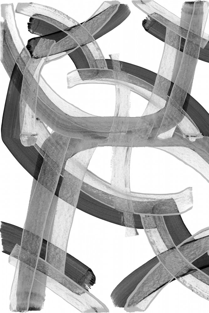 Abstract Flowing Strokes by cartissi