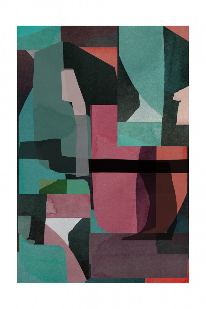 Abstract Geometric Collage by cartissi