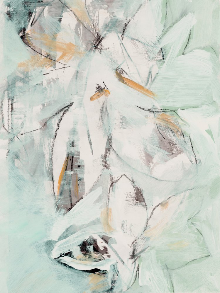 Abstract Green Serenity by cartissi