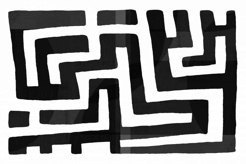 Abstract Maze Pattern by cartissi