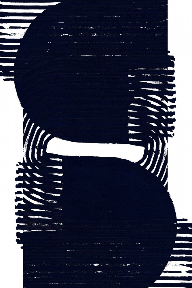 Abstract Navy Shapes by cartissi