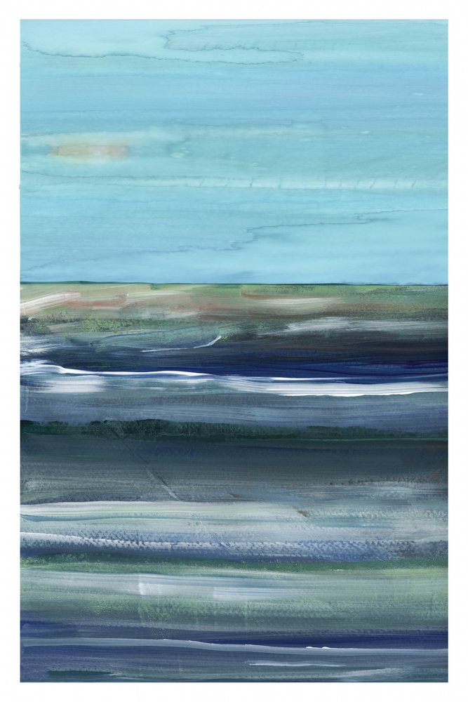 Abstract Ocean Horizon by cartissi