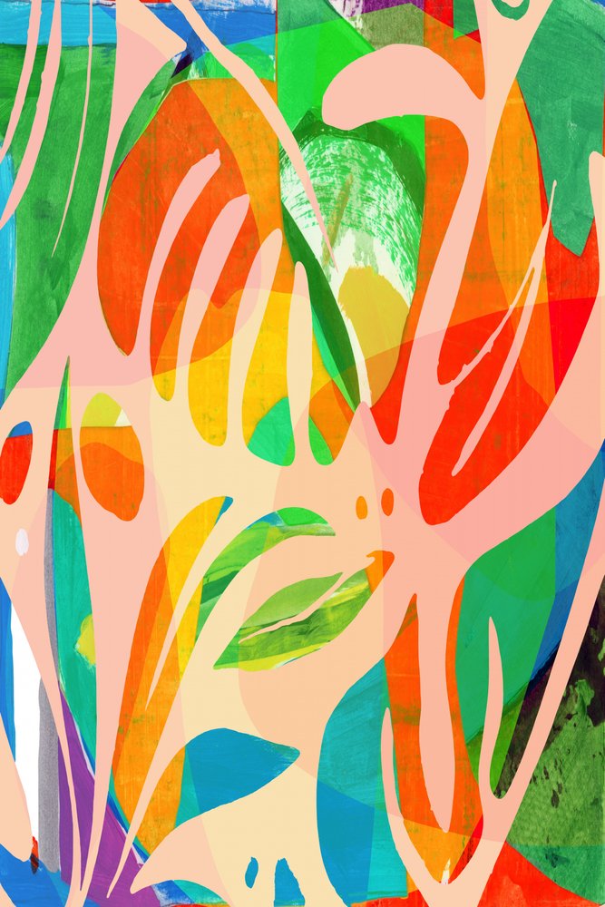 Abstract Tropical Flora by cartissi