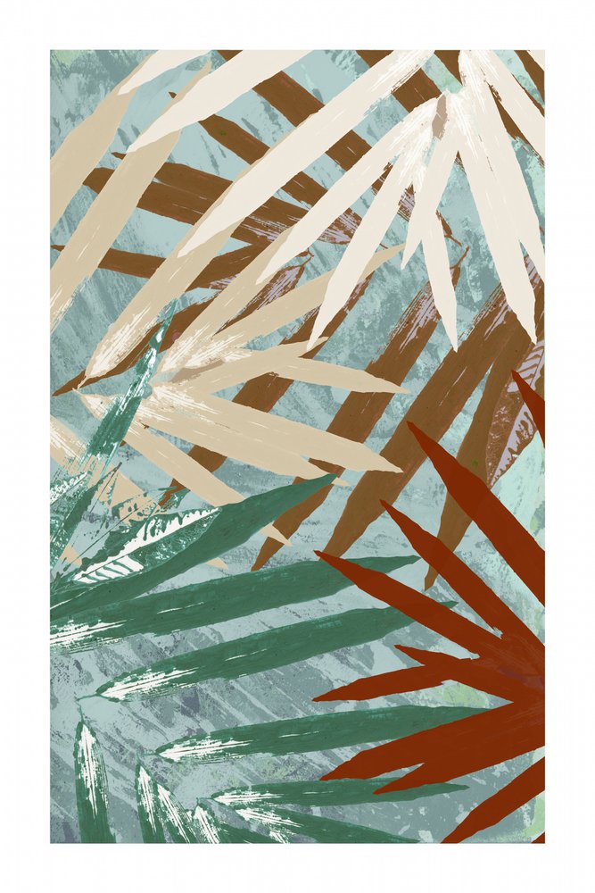 Abstract Tropical Foliage by cartissi