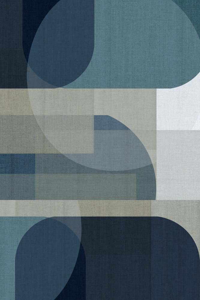 Blue Geometric Layers by cartissi