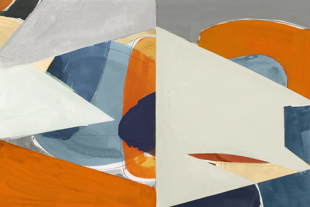Bold Geometric Abstract by cartissi