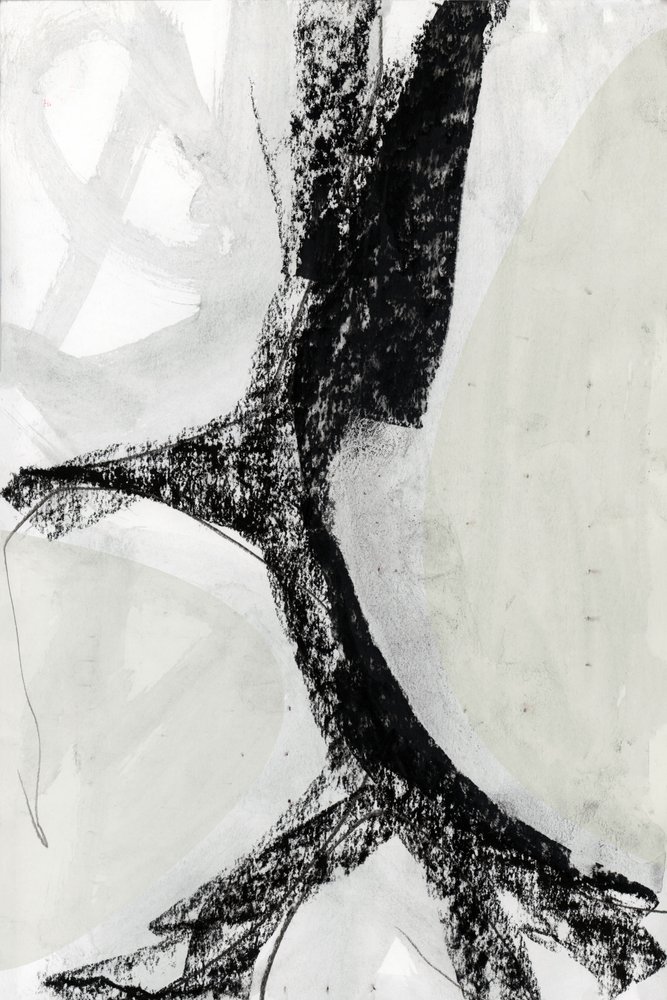 Bold Monochrome Abstract by cartissi