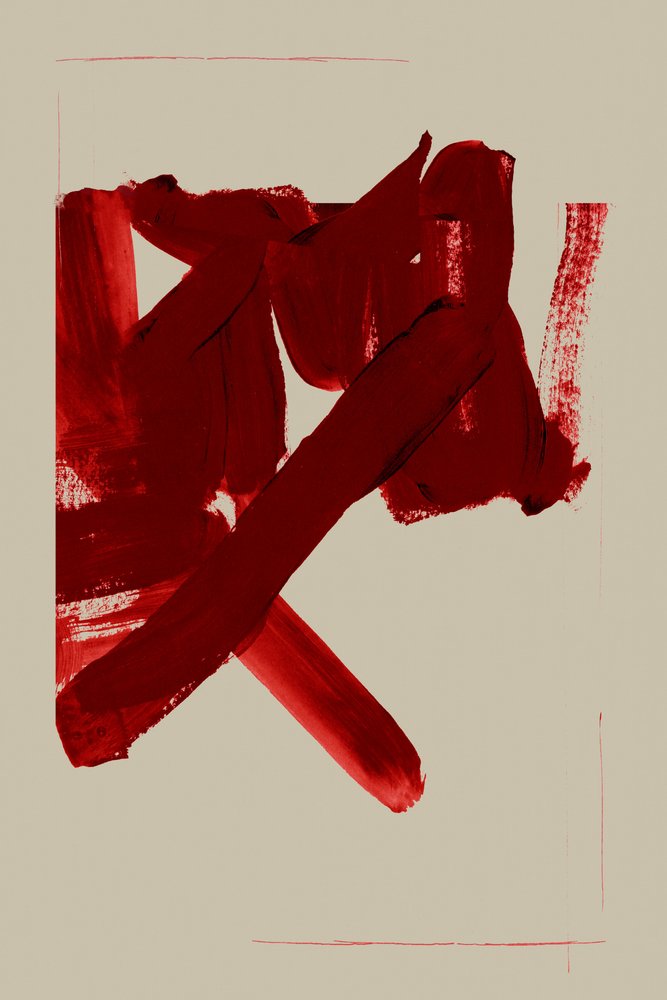 Bold Red Strokes by cartissi
