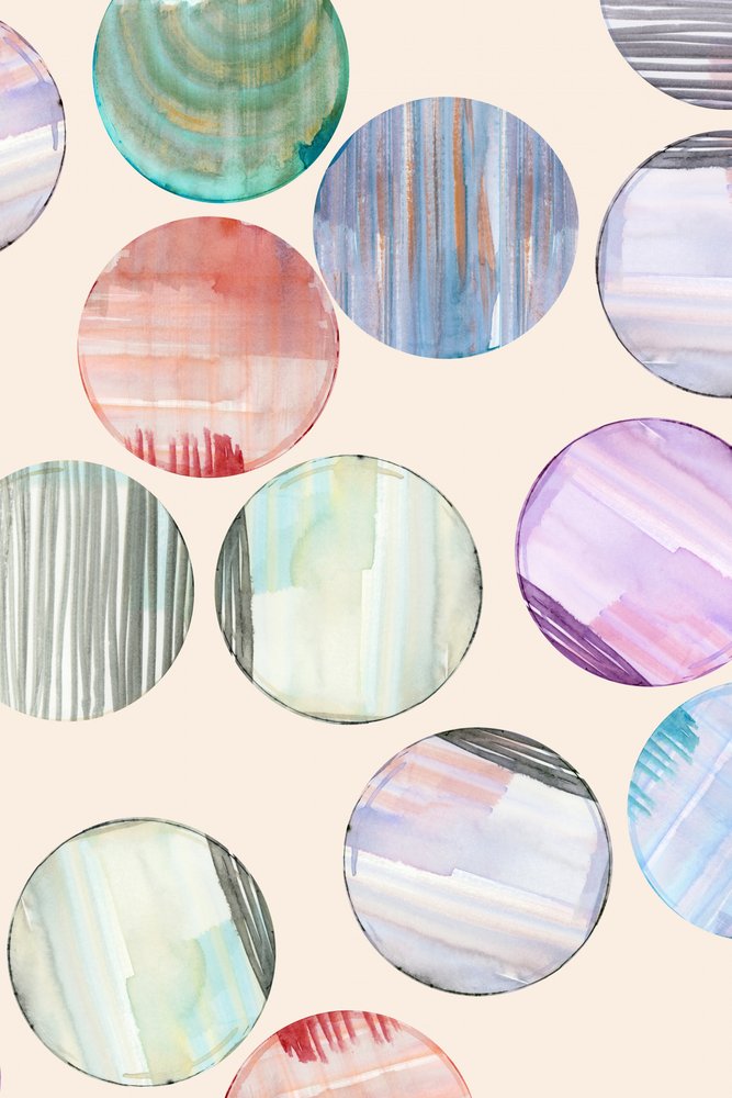 Colorful Abstract Circles by cartissi