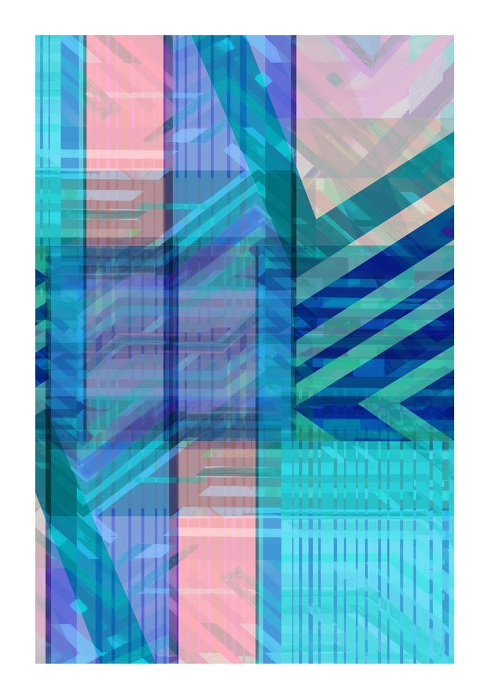 Colorful Geometric Abstract by cartissi
