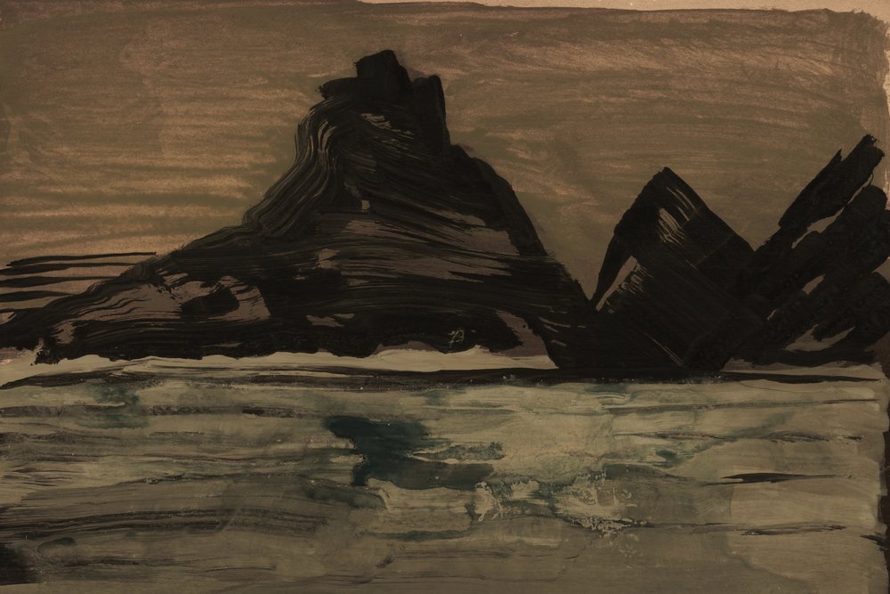Dark Coastal Cliffs by cartissi