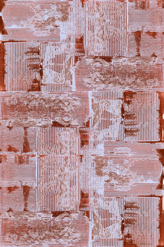 Distressed Geometric Patchwork by cartissi