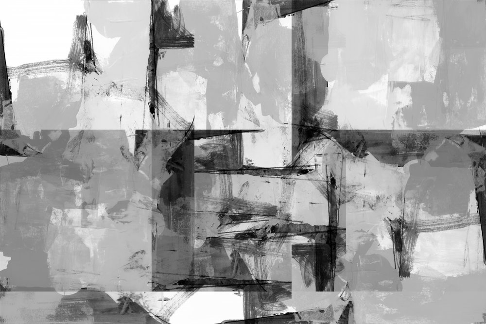 Dynamic Grayscale Abstract by cartissi