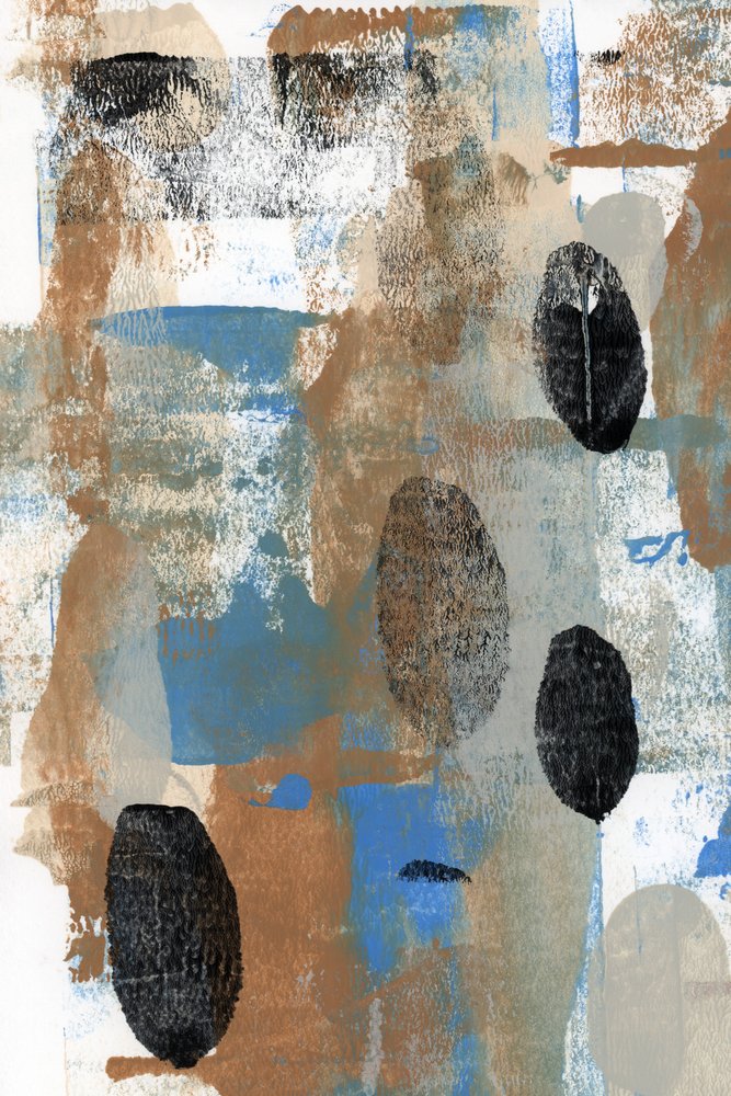 Earthy Abstract Leaves by cartissi