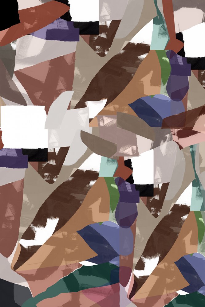 Earthy Abstract Shapes by cartissi
