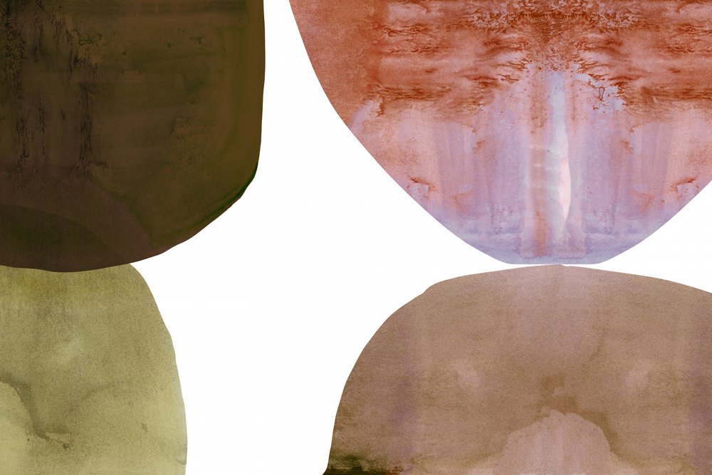Earthy Abstract Shapes by cartissi