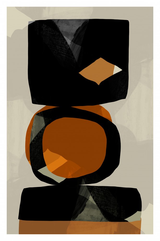 Earthy Abstract Stack by cartissi