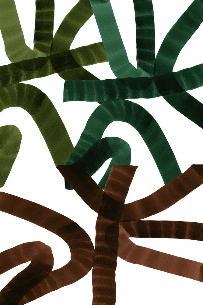 Earthy Abstract Strokes by cartissi