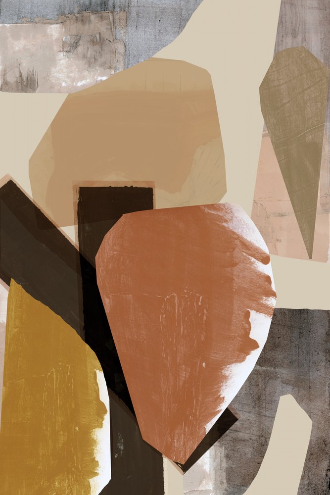 Earthy Geometric Shapes by cartissi