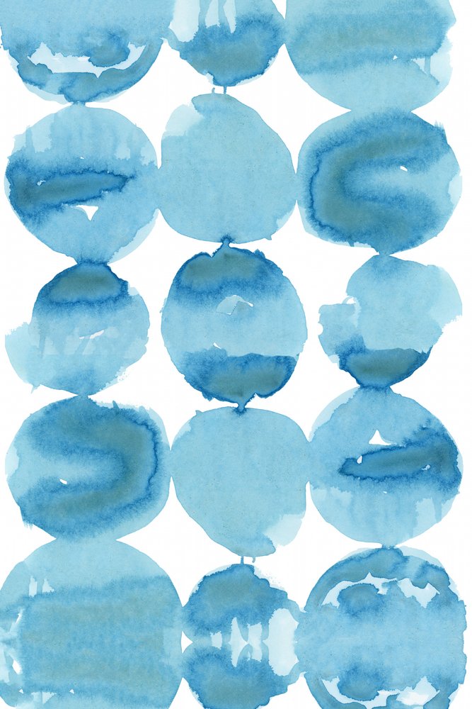 Fluid Blue Abstract by cartissi