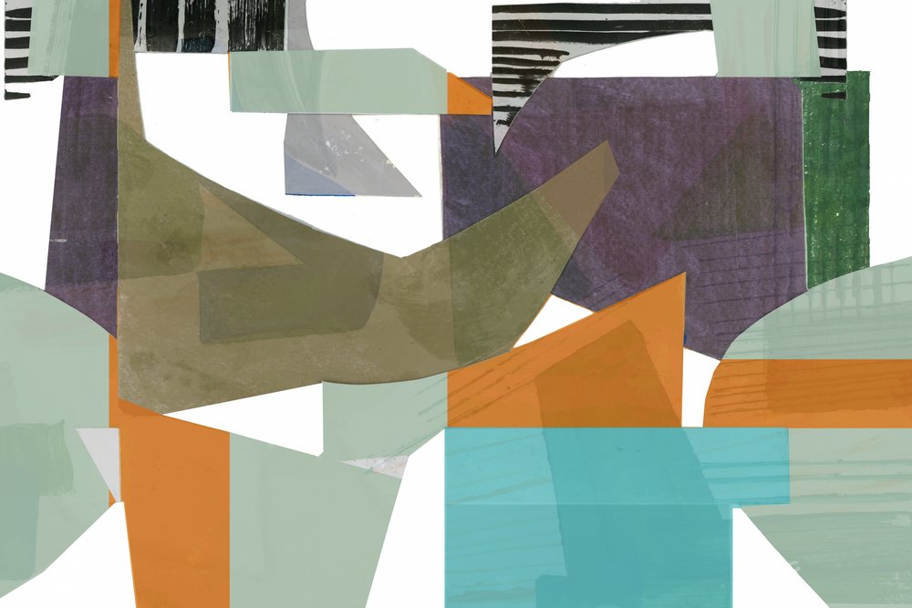 Layered Geometric Collage by cartissi