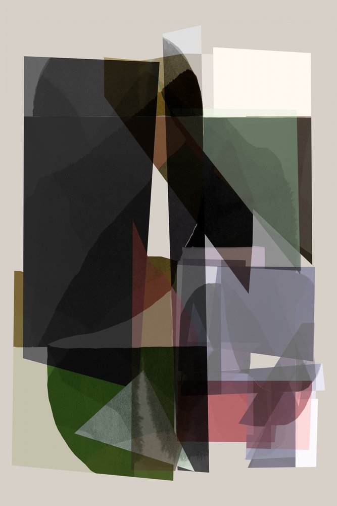 Layered Geometric Forms by cartissi
