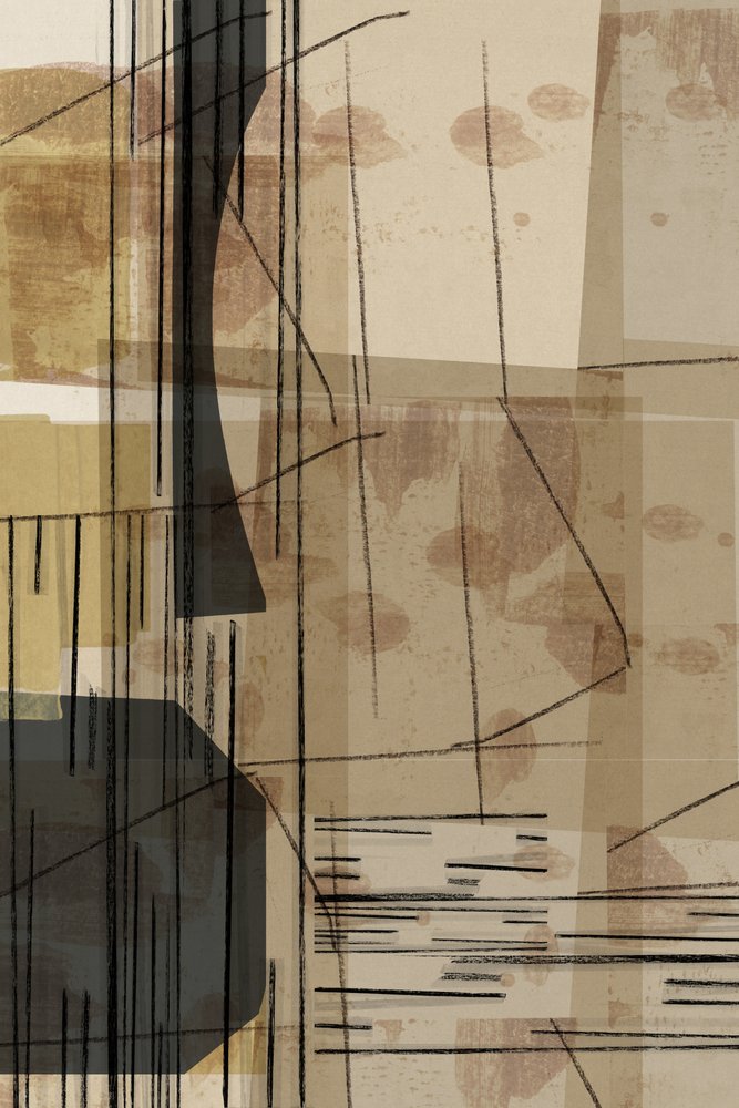 Layered Neutral Abstract by cartissi