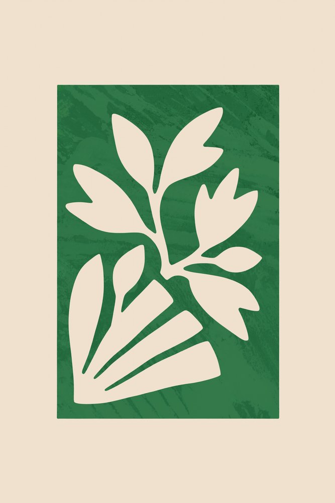 Minimal Botanical Cutout by cartissi