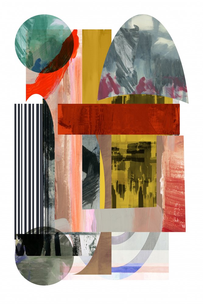 Modern Abstract Collage by cartissi