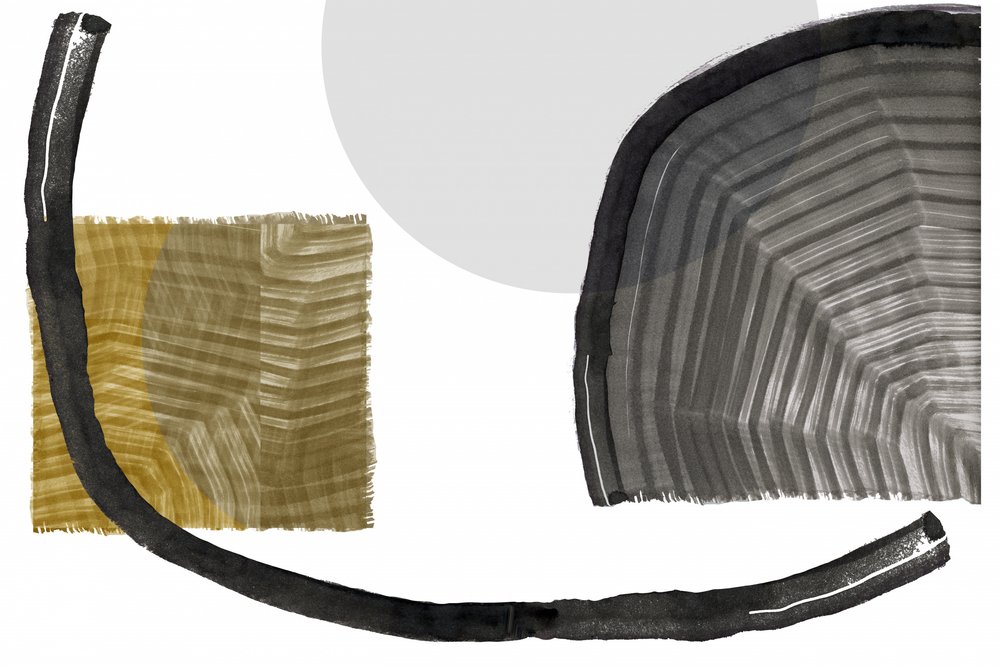 Modern Abstract Shapes by cartissi