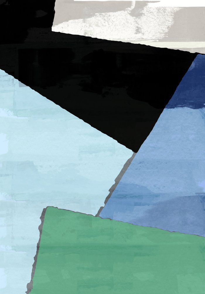 Modern Color Block Shapes by cartissi