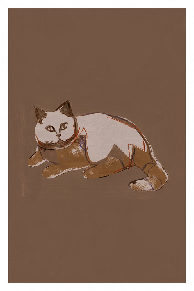 Modern Stylized Cat by cartissi