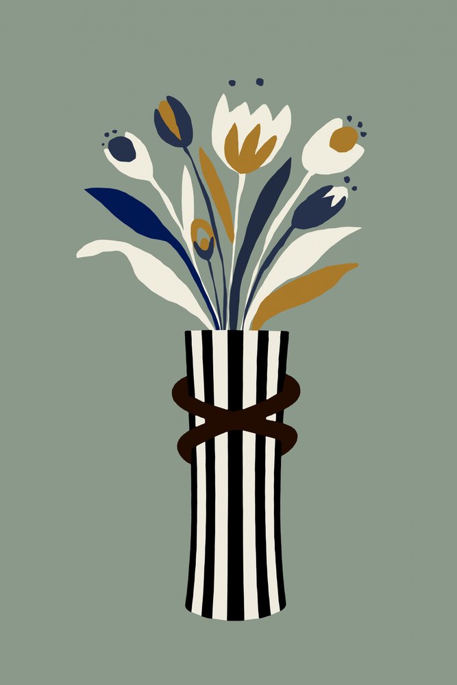 Modern Tulip Bouquet by cartissi