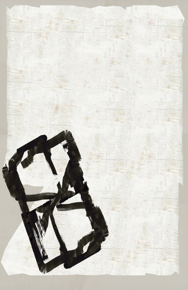 Monochrome Geometric Shape by cartissi