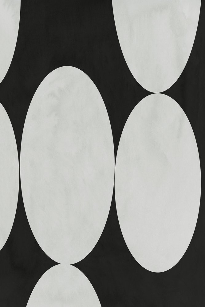 Monochrome Ovals Pattern by cartissi