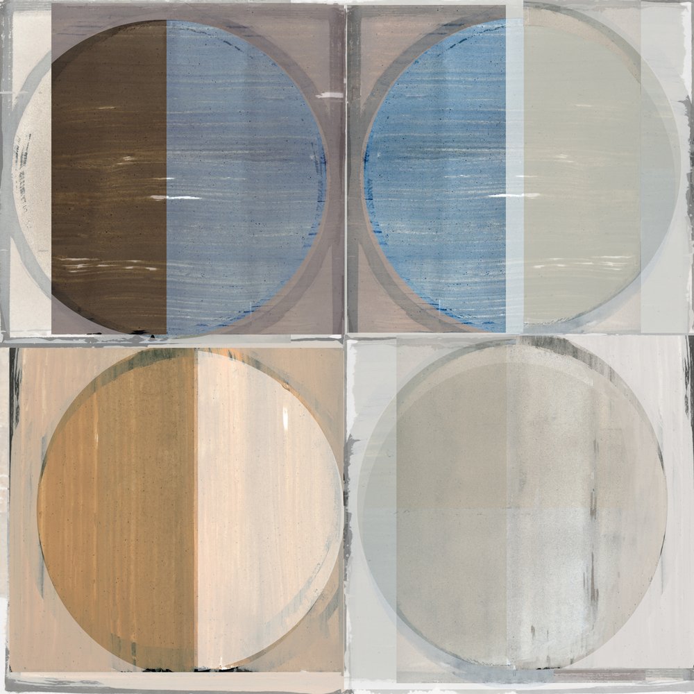 Muted Geometric Circles by cartissi