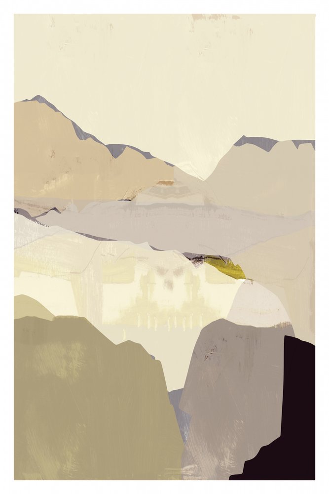Muted Mountain Layers by cartissi