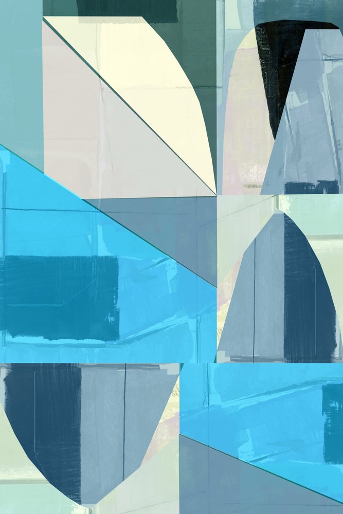 Serene Abstract Geometry by cartissi