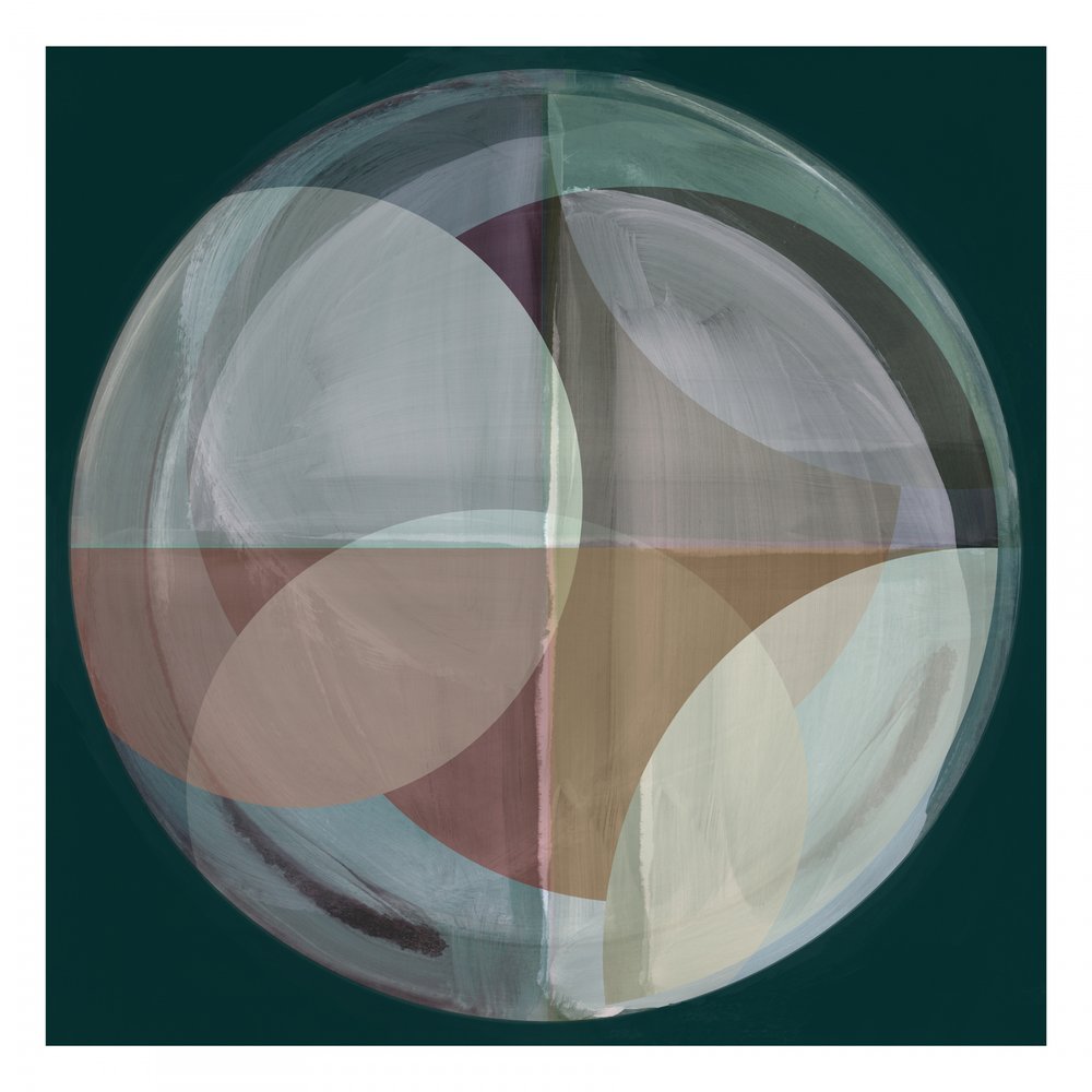 Serene Abstract Sphere by cartissi