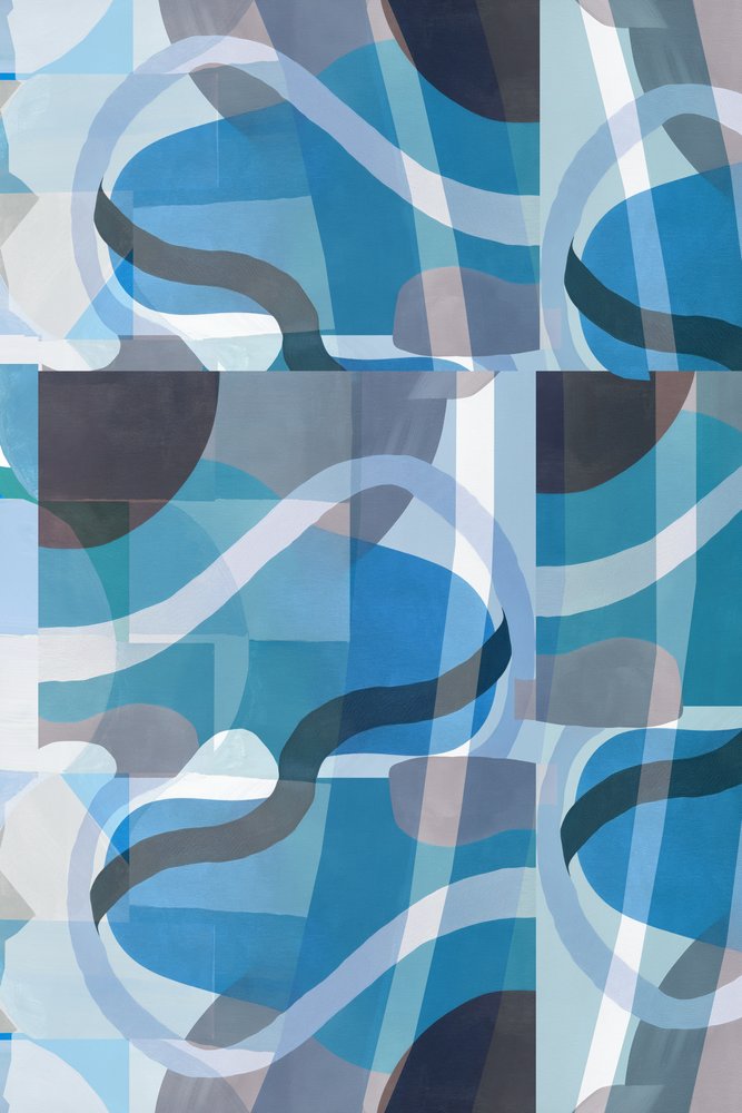 Serene Blue Flow by cartissi