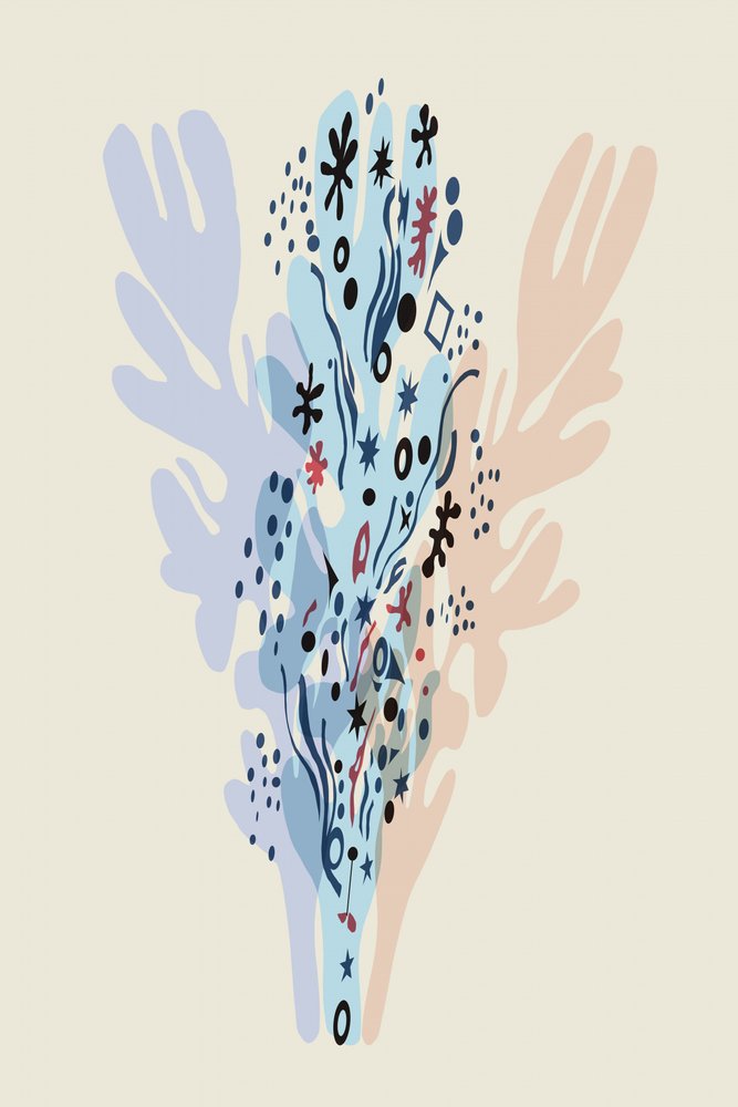 Soft Abstract Botanical by cartissi