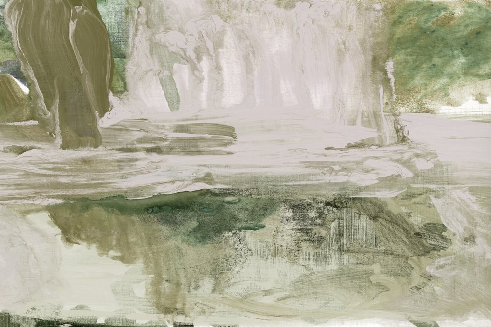 Soft Green Cascade by cartissi