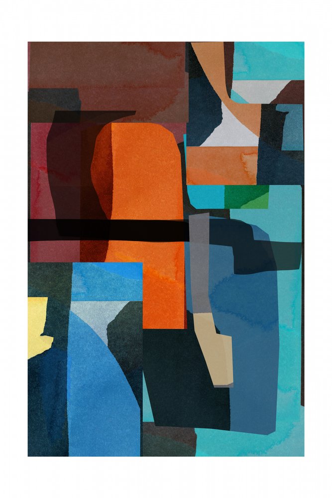Vibrant Abstract Blocks by cartissi