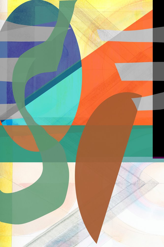 Vibrant Abstract Forms by cartissi